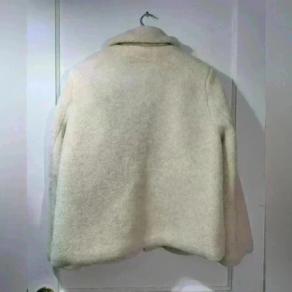 Rebecca Minkoff Harley Teddy Sherpa Shearling Jacket Size Large